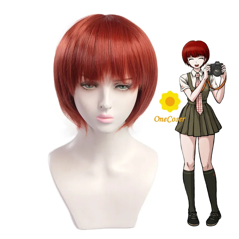 Аниме Danganronpa Коидзуми Mahiru Косплэй парик короткий для косплея данганронпа Уганда