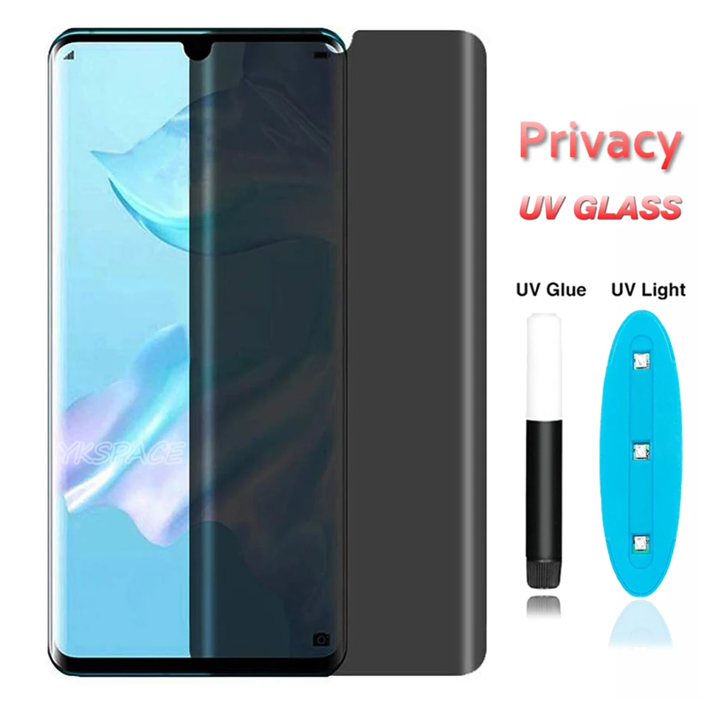 Жидкий УФ протектор для экрана Huawei P30 P40 Mate 20 Nova 7 Honor 30 Pro Plus|Защитные стёкла и