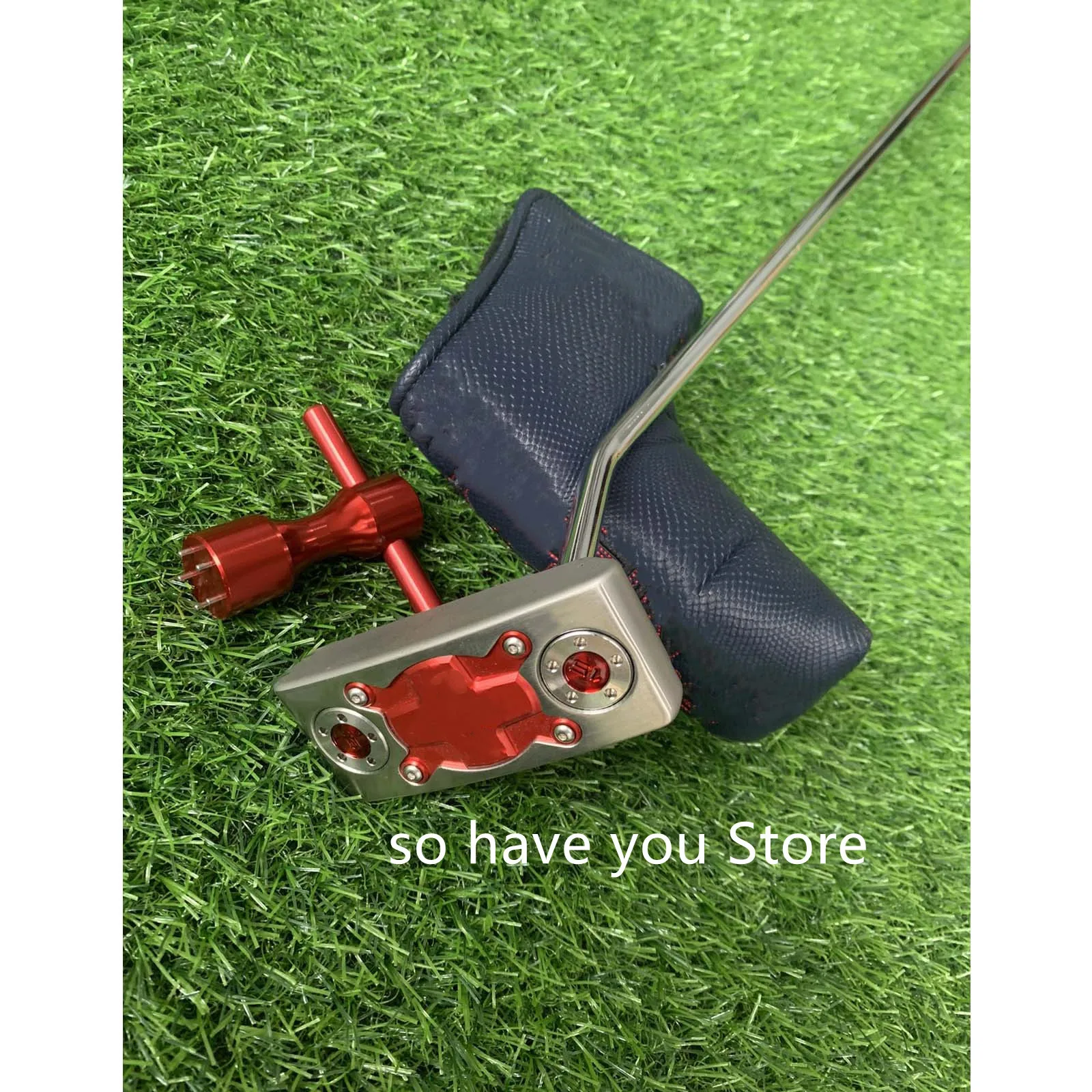 

Golf Genuine Putter NEW POR2 FAS BACK SQUA BAC Golf Putter Golf Club Adjustable weight