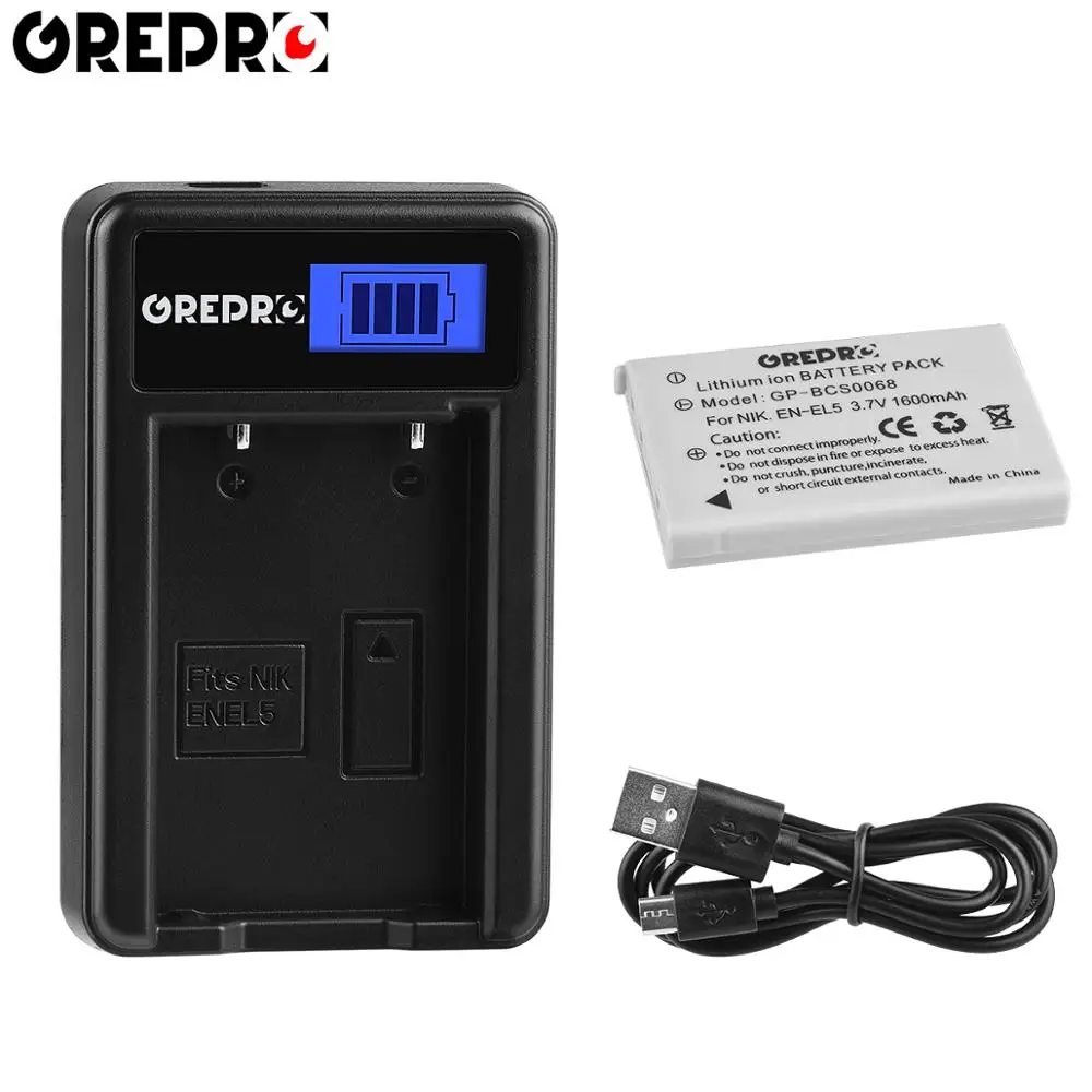 EN-EL5 EL5 ENEL5 аккумулятор с зарядным устройством для Nikon P90 P100 P500 P510 P520 P3 P4 P5000 P5100 P6000 P80