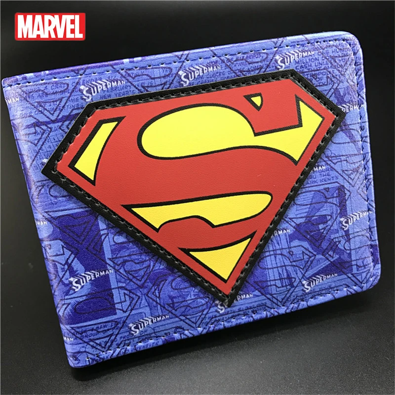 Marvel аниме персонаж Капитан Америка модный студенческий короткий кошелек