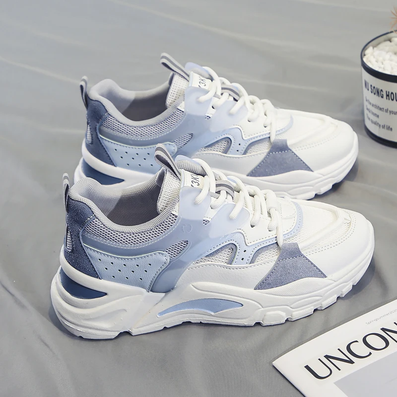 

Women's Vulcanize Shoes Platform Chunky Sneakers 2021 outdoor Sports Shoes Comfort Casual High Sneaker Women Vulcanize Sneake