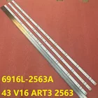 Светодиодная панель 3 шт. светодиодный компл. для LG 43UH6507 43UH6509 43UH652V 43UH654V 43UH6800 43UH6810 43UH6880 43UH7507 43 V16 ART3 2563 AGF79046901