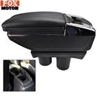 Для Peugeot 301 C-Elysee Центральная консоль подлокотник вращающийся ящик для хранения подлокотник