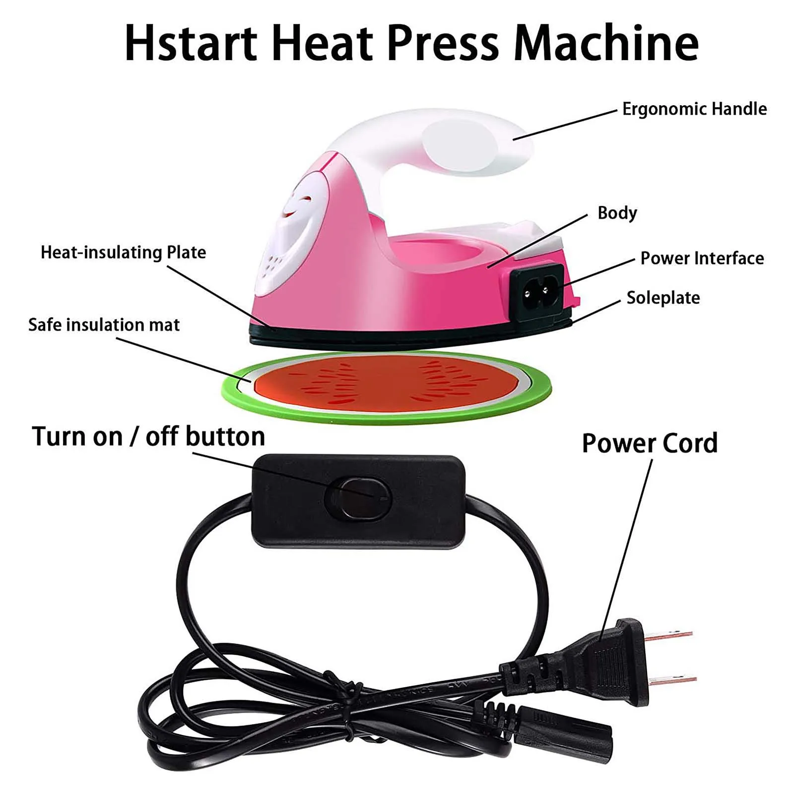 2021 мини термопресс 50 Вт Портативный сублимационный трансферный печатный станок