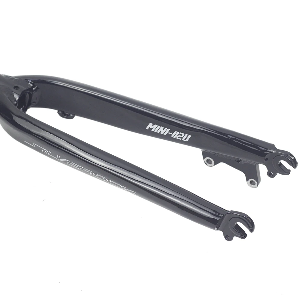 Вилка SILVEROCK MINI-02D алюминиевая 20 дюймов 406 451 для складного велосипеда Minivelo жесткие