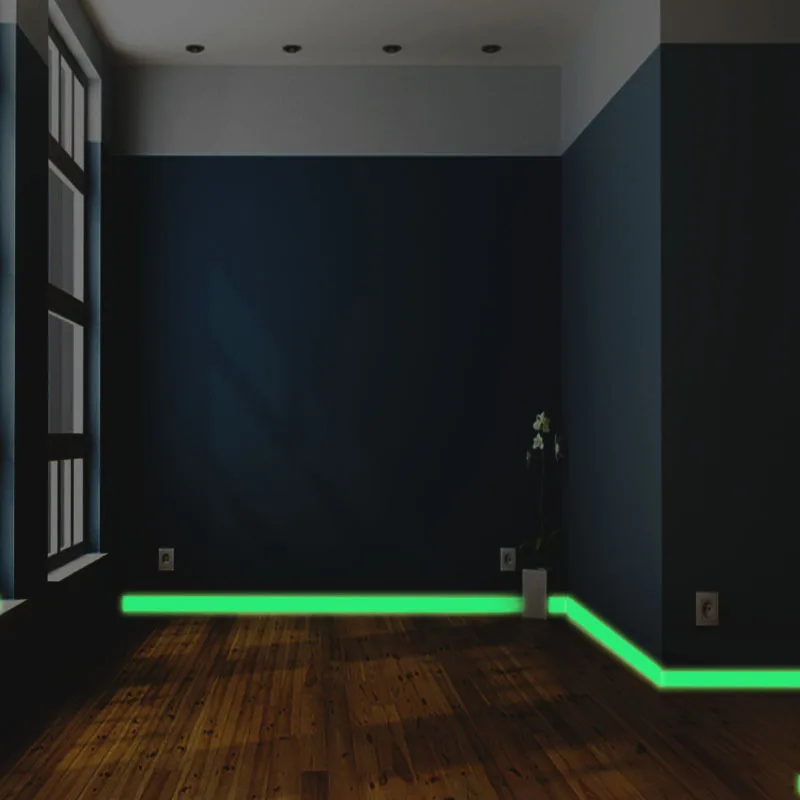 DIY Стикеры s светящийся плинтус для стен гостиная спальня эко-наклейка домашнего