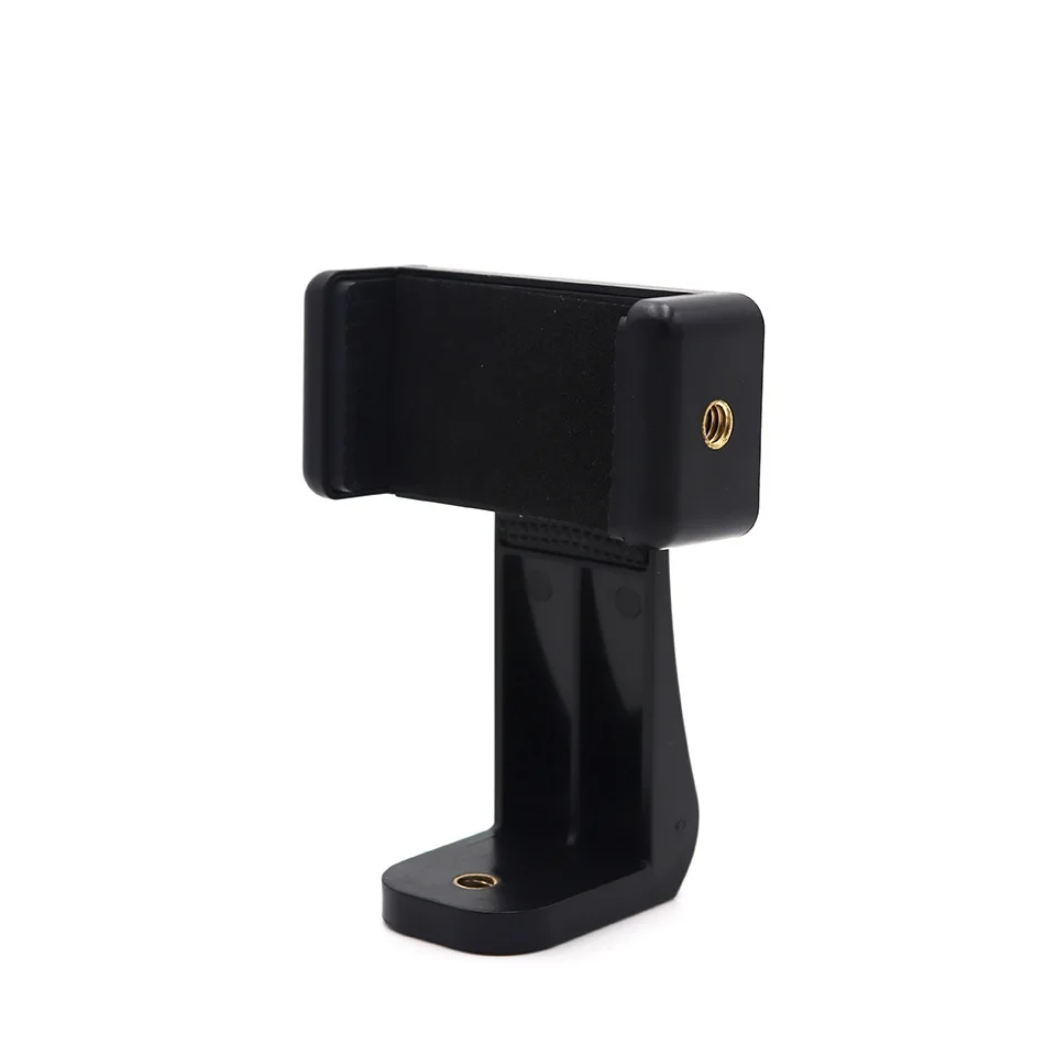 

Tripod Mount Adapter Cell Phone Clipper Holder Vertical 360 Rotation Tripod Stand for iPhone X Plus