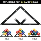 16 шт. Волшебная шариковая стойка для бильярдных листов, Шариковая стойка для битых треугольников, аксессуары для битых шариков 8910, комбинированный биллар для бильярдного стола