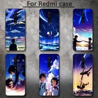 anime your name phone case for redmi 5 5plus 6 pro 6a s2 4x go 7a 8a 7 8 9 k20 case