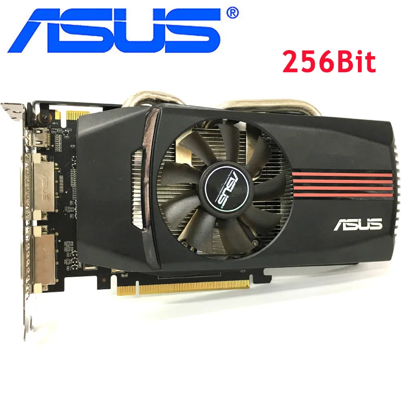 Видеокарта ASUS GTX 560 1 ГБ 256Bit GDDR5 видеокарты для nVIDIA Geforce GTX560 б/у VGA карты сильнее GTX650