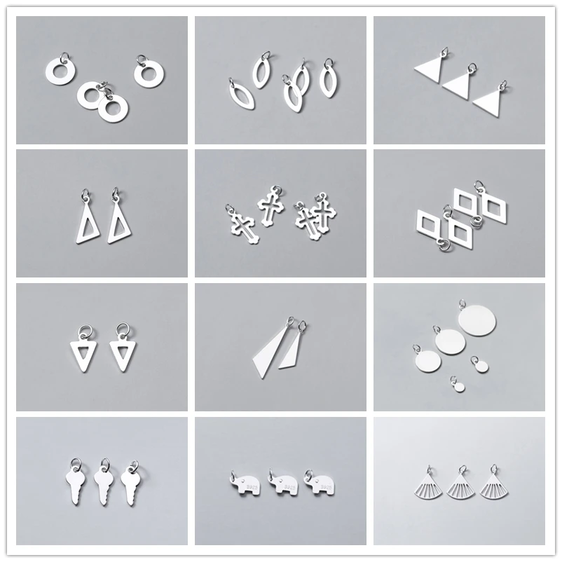 2 шт./партия, подвески из серебра 925 пробы