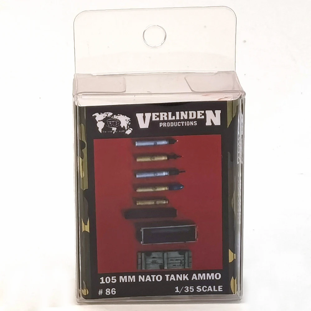 

1/35 Scale 105mm Nato Tank Ammo Resin Accessory Kits,VERLINDEN #86 Unassembled Uncolored