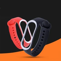 new fashion silicone replacement watch strap for xiaomi mi bracelet 3 4 miband 3 4 smart watch wristband strap accessory