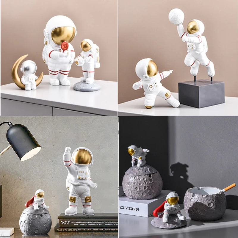 Скандинавская скульптура астронавта домашний декор статуэтка абстрактная
