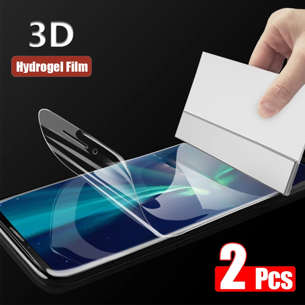 

2Pcs Screen Protector For Samsung Galaxy S10 S9 S8 S20 Plus Ultra Full Cover Tempered Glass For Samsung Note 10 9 8 Soft Film