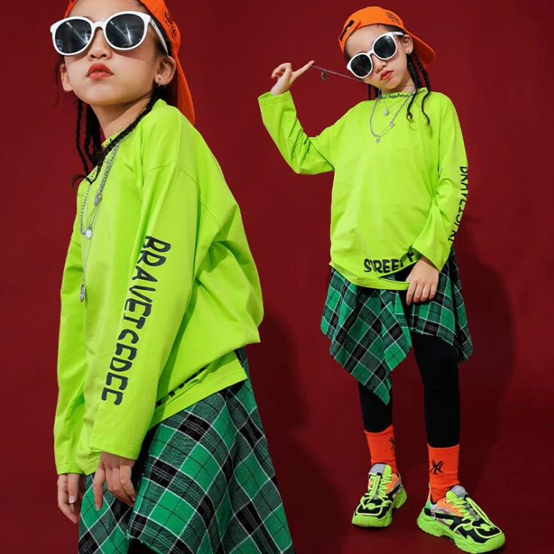 Детские танцевальные костюмы в стиле хип хоп для девочек и мальчиков одежда