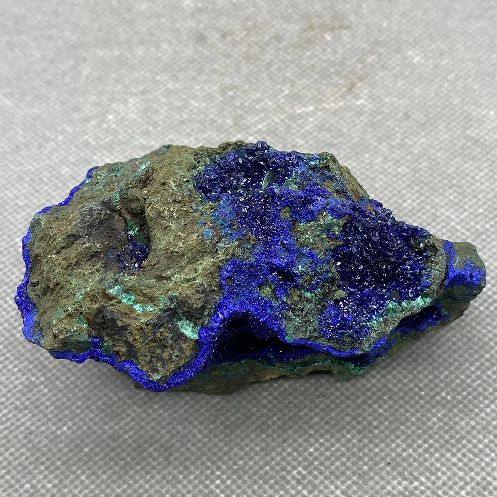 

Natural azurite mineral cristal espcime da provncia de anhui, china H32#