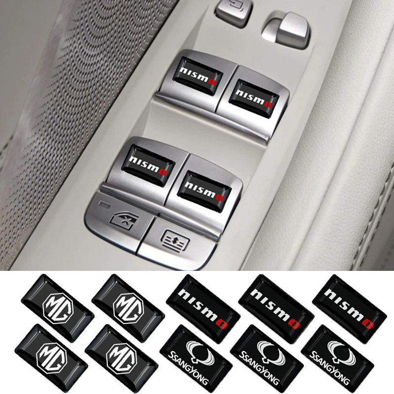 

10pcs Car Steering Wheel 3D Small Emblem Sticker For Suzuki Swift Sport Jimny Grand Vitara Alto SX4 Samurai Across Ignis