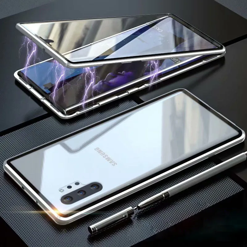 Чехол для Samsung Galaxy Note 10 Plus магнитный чехол Samsung. S 8.S 9.S 10. Note8 Note9 чехлы |