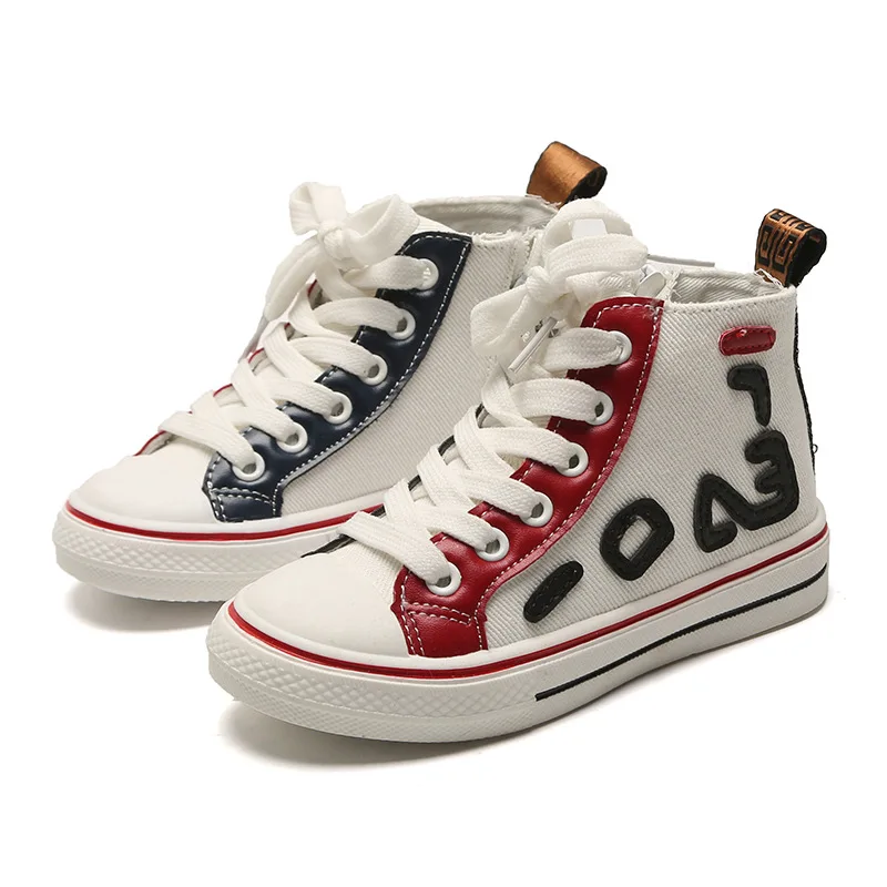 Детская парусиновая обувь спортивные дышащие кроссовки для мальчиков брендовая