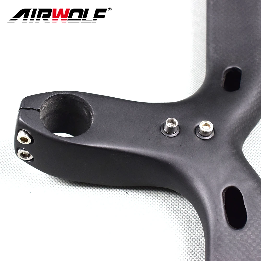 Аксессуары для велосипеда углеродный Интегрированный руль со стержнем