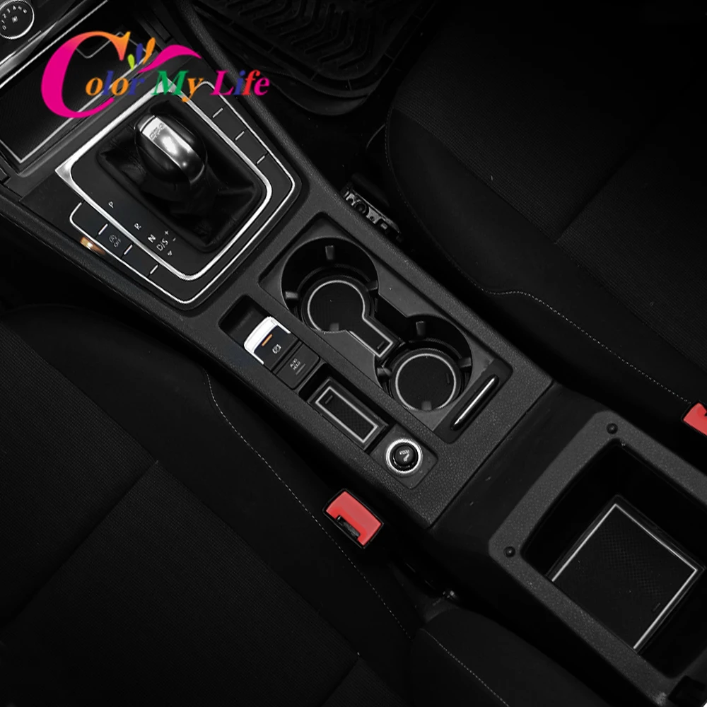 Антискользящий коврик для карманов дверей автомобиля Color My Life для Volkswagen VW Golf 7 7.5 MK7 MK7.5 2013 - 2019 из силикона.