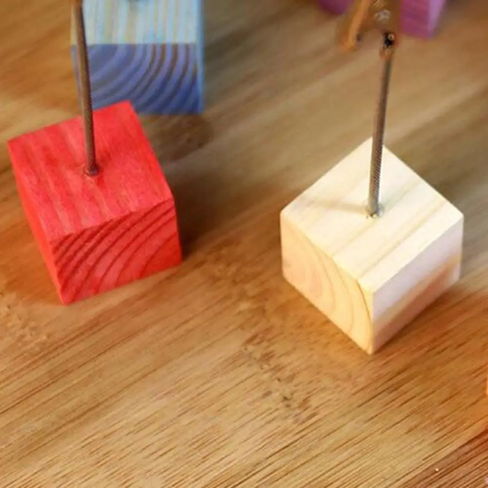 8 шт. держатель для фотографий с деревянной основой | Дом и сад