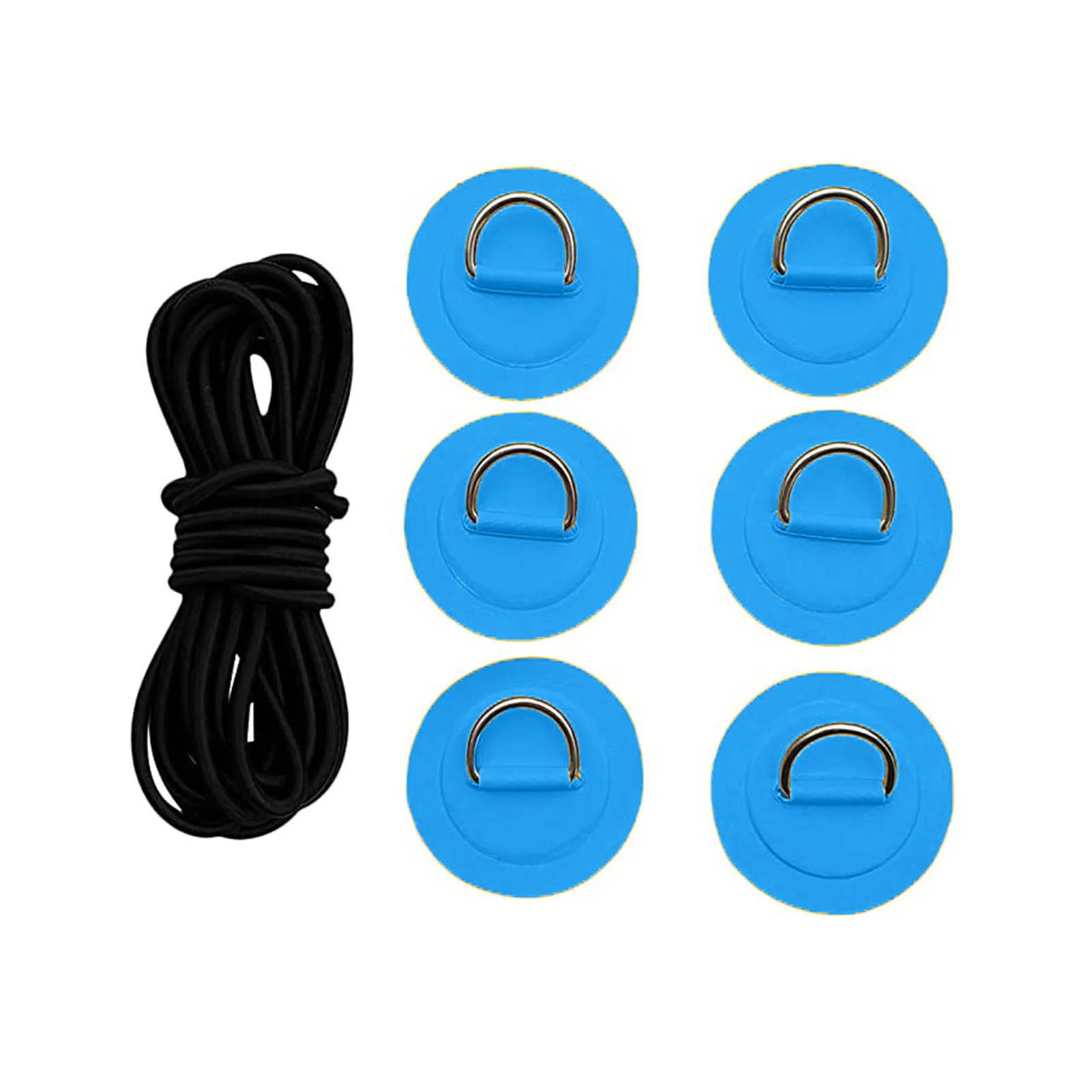 

Deck Inflatable Boat Kayak Canoe SUP D Ring Gear Kit Rowing Rigging Heavy Duty Bungee Accessories PVC Water Sports Patch