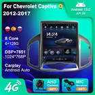 Автомагнитола 2 din на Android 10 для Chevrolet Captiva 2012-2017, мультимедийный видеоплеер в стиле Tesla с GPS-навигацией и DVD-плеером