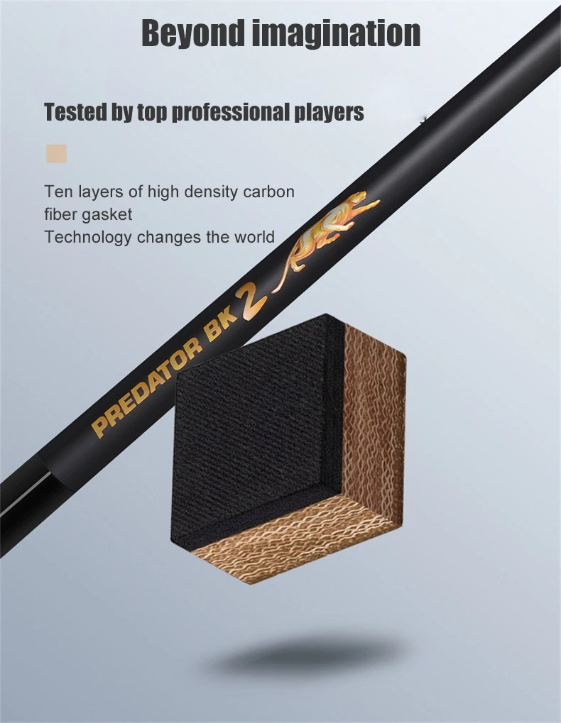 PREDATOR Punch Cue Tip профессиональный Прочный многослойный технология Punch Tip высокое качество бильярдные аксессуары