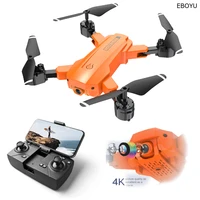 eboyu h9 rc drone wifi fpv 4k hd wide angle dual cams smart follow altitude hold gesture photo control rc quadcopter drone rtf