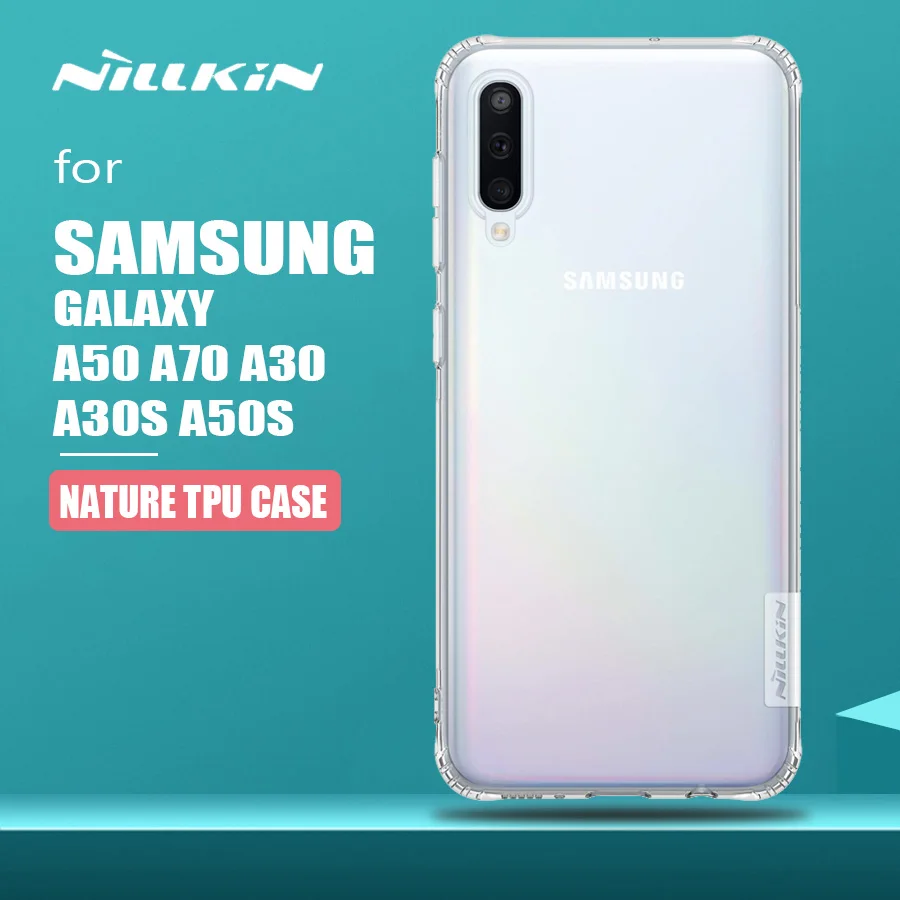 Для samsung Galaxy A50 A30S A50S чехол Nillkin TPU 0,6 мм ультра тонкий силиконовый прозрачный чехол для samsung A50 A70 A30 чехол для телефона
