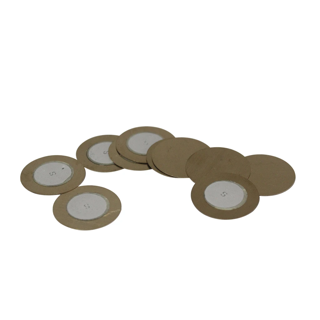 

10pcs Buzzer Disc Copper Instruments Piece Buzzer Pressure Sensor 27mm