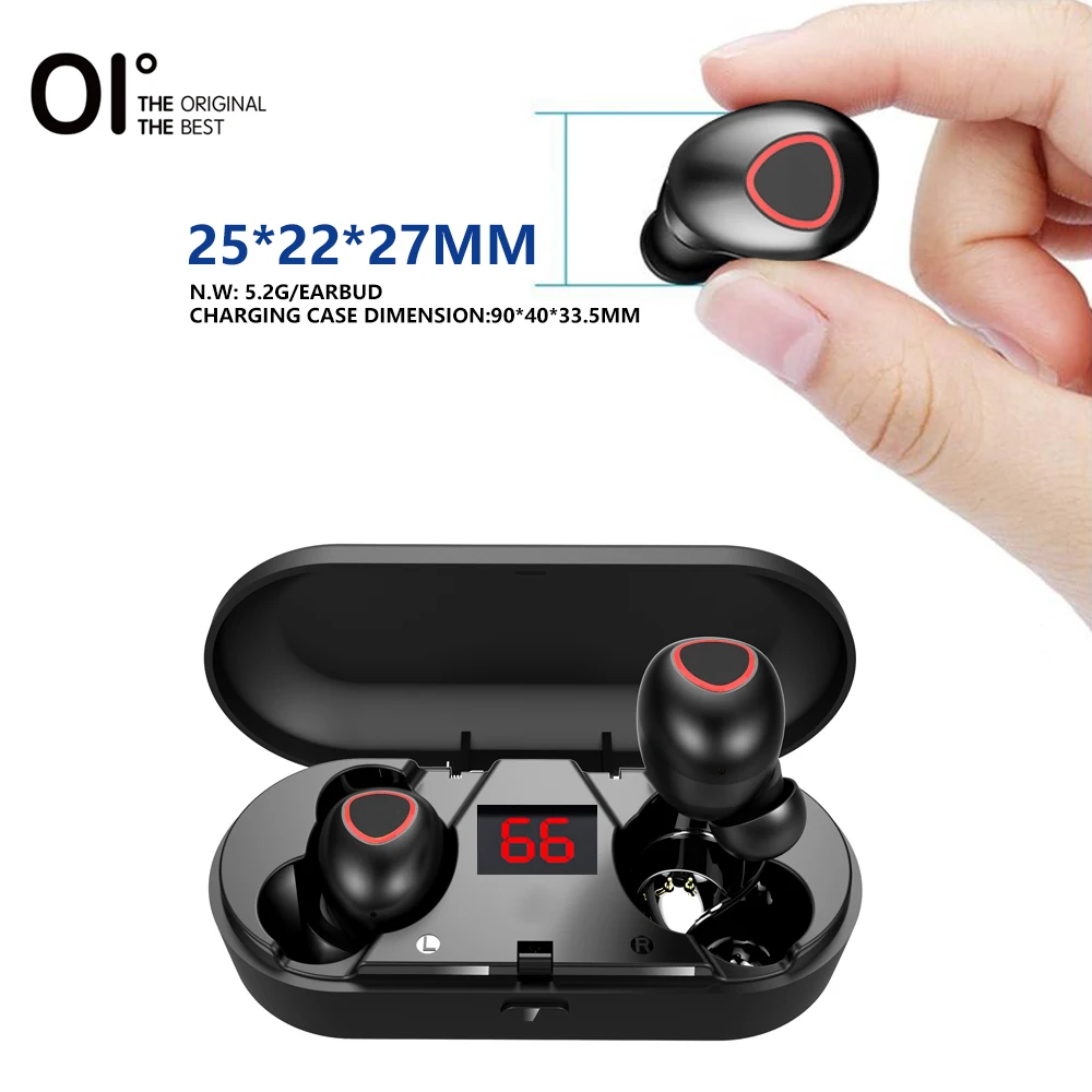OI M8B Pro True Wireless Earbuds Bluetooth Headphones Earphones Headset Sports Earphones with Microphone 8Hours Playback enlarge