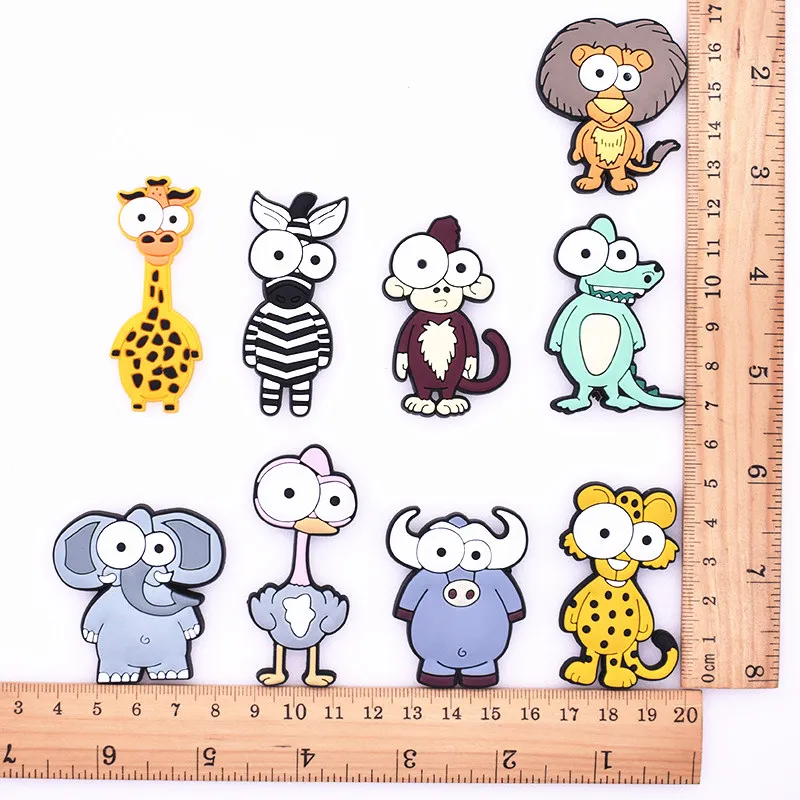1 шт. милые Мультяшные животные большие глаза обезьяна Леопард Зебра дикий бык