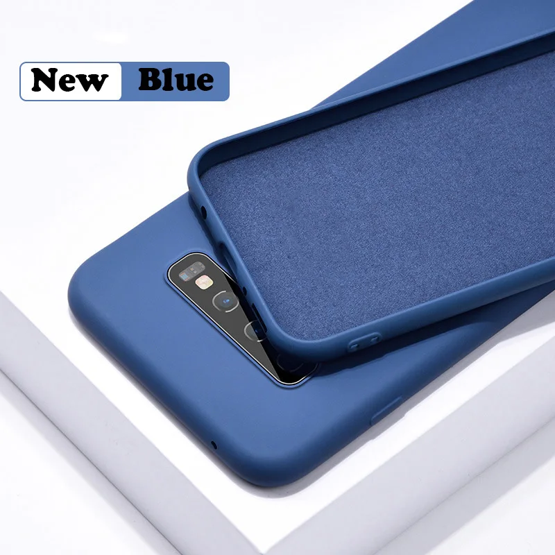 

Original Liquid Silicone Case For Samsung Galaxy S20 Ultra S20 FE Note 9 S10 5g S10E S10 S8 S9 Plus S7 edge Cover Coque Fundas