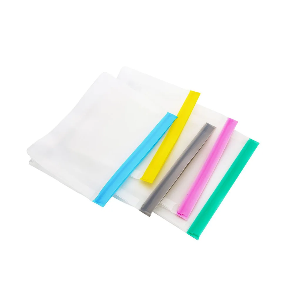 

Boutique PEVA Food Storage Bag Upgrade Leakproof Top Stand Up Reusable Freezer Sandwich Ziplock Silicone Bag Food Preservation