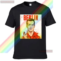 la casa de papel berlin posters logo t shirt for men limitied edition unisex brand t shirt cotton amazing short sleeve tops