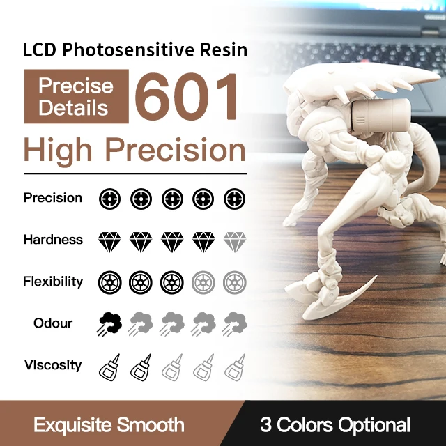 RICH OPTO 601 высокоточная Смола разных цветов для 3D принтера с ЖК дисплеем|Материалы