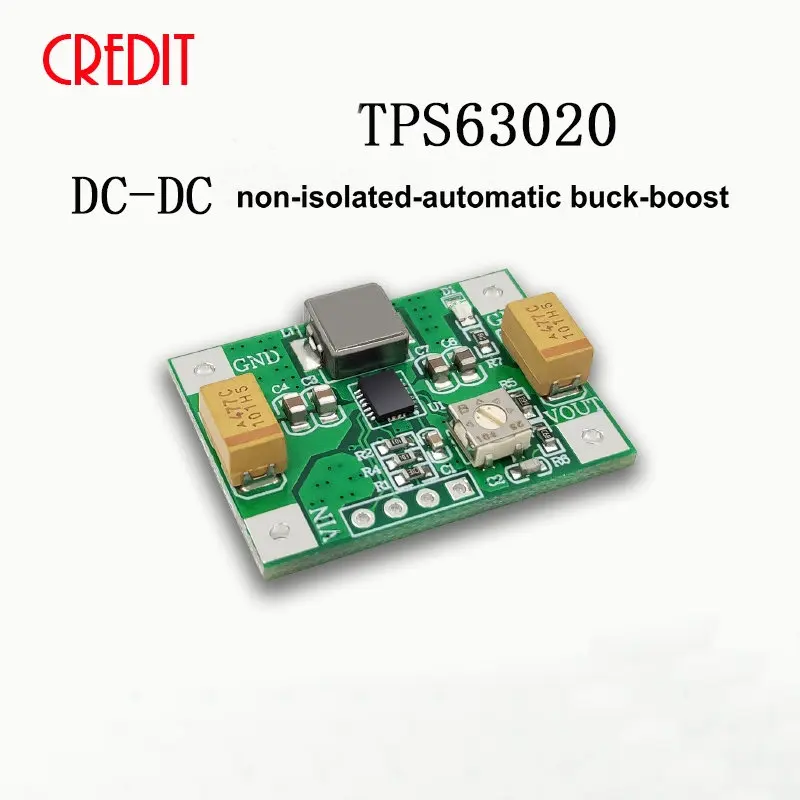 TPS63020 Автоматический Бак Повышающий Модуль питания литиевая батарея низкая