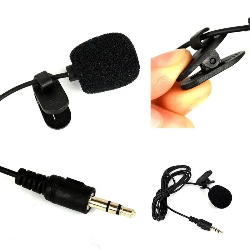 Проводная гарнитура с креплением на голову портативная клипсой для громкой