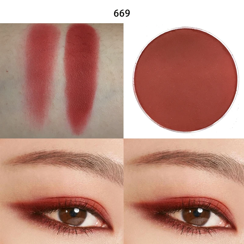 R &amp B оптовая продажа Красные Тени для век яркая косметика |