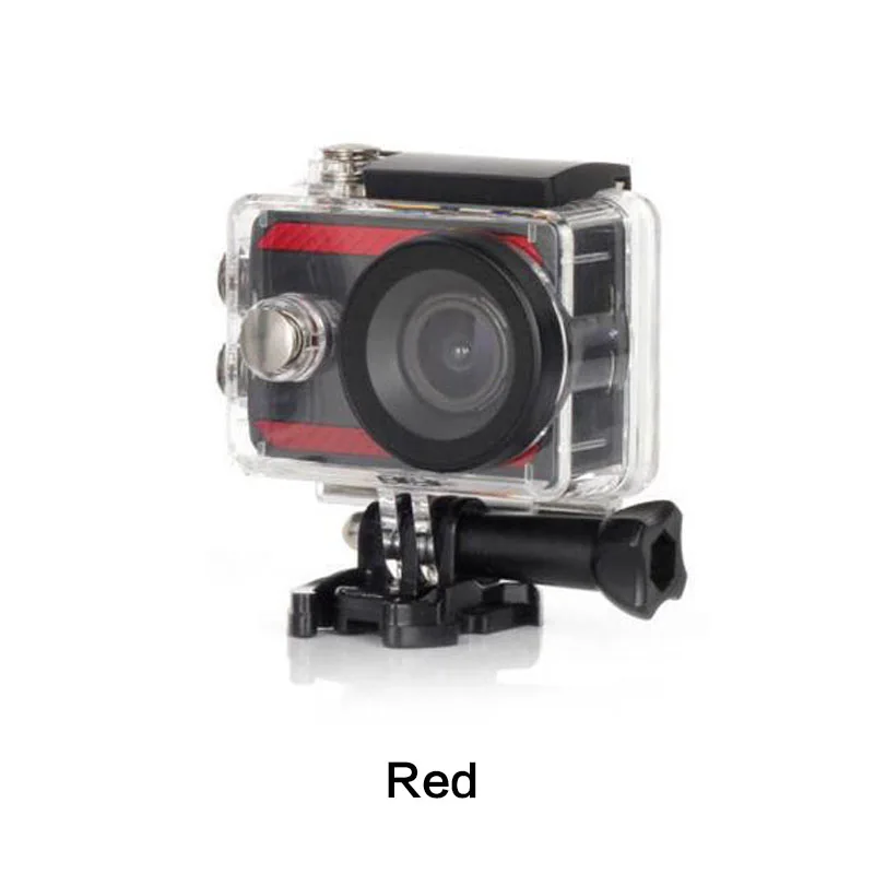 red 30 м подводная спортивная камера 4K Wifi 2 дюйма lcd 12MP 1080P deportiva экшн-камера mini DV шлем cam - Цвет: red