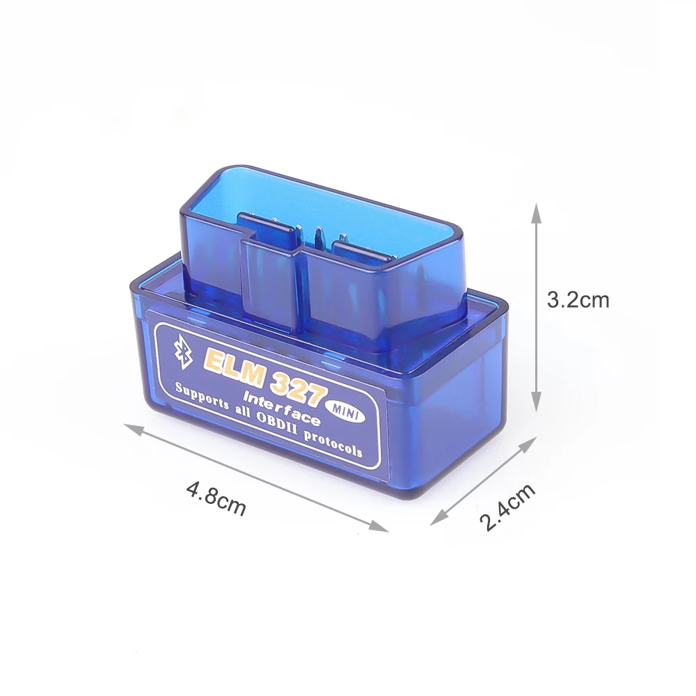 Автомобильный сканер кодов V2.1 OBD2 / OBDII Super MINI ELM327 Bluetooth ELM 327 Версия 2 1 ошибок Android Torque