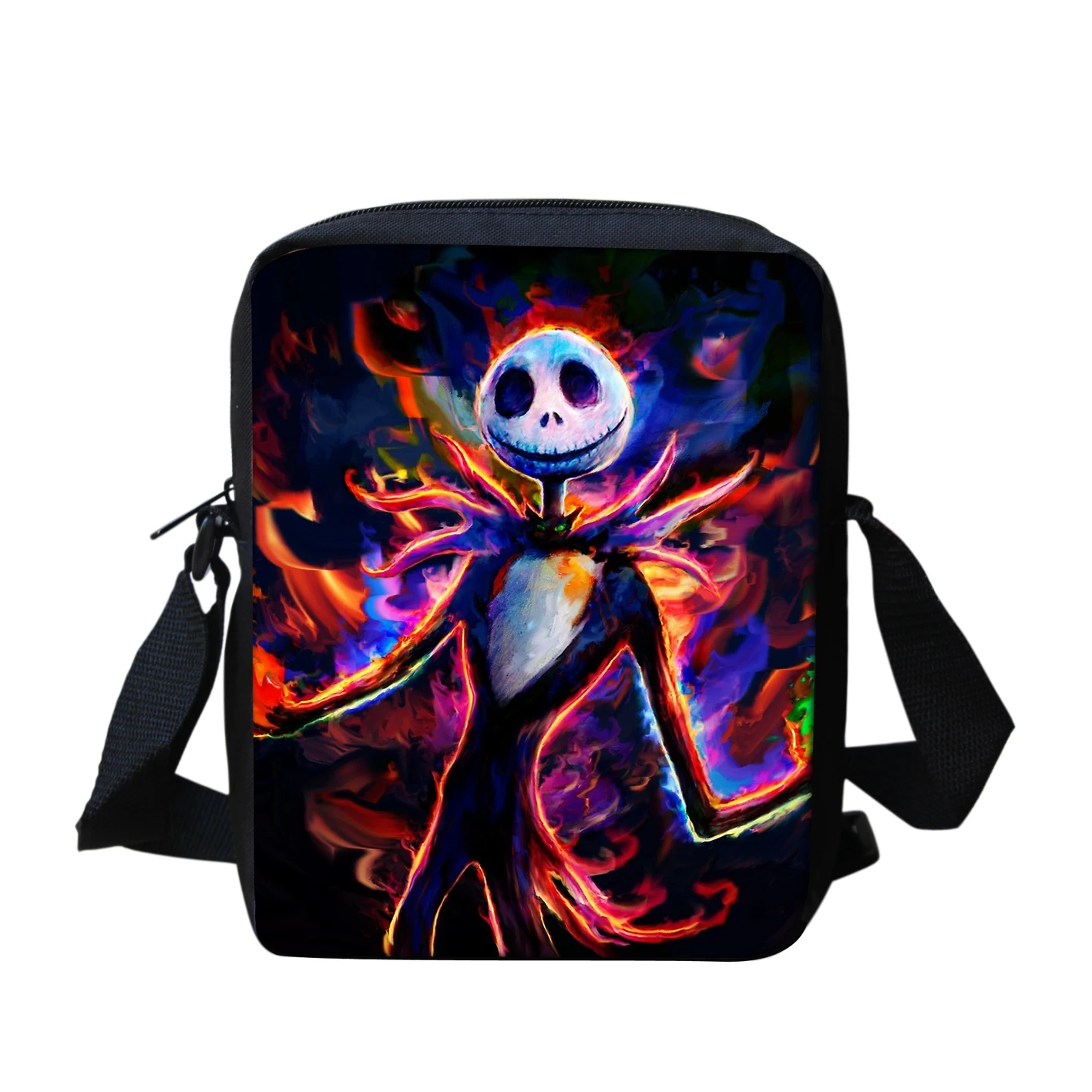 FORUDESIGNS/сумка-мессенджер с принтом Jack Skellington, Кошмар перед Рождеством, сумки через плечо, женская сумка, сумки на плечо, набор - Цвет: QE245E