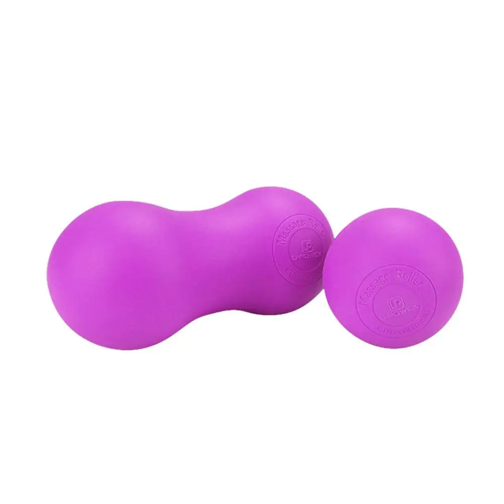 Fitness Peanut Silicone Massage Ball Body Fascia Soft Training Massager For Muscle Relieve Relaxing Gym Exercise Equipment | Спорт и