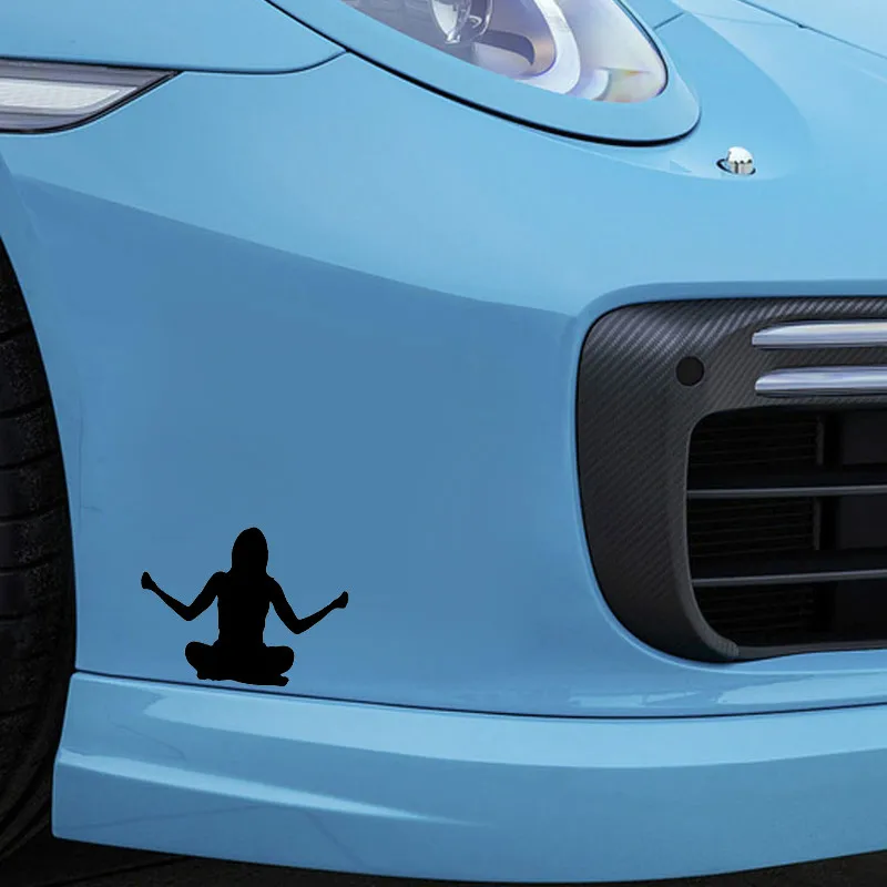 Интересный Спорт Йога Zen медитация Лотос поза для Авто/бампер/окно виниловая