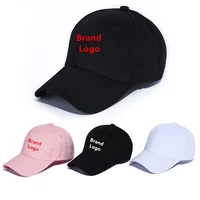customized men and women adult baseball caps cotton hats custom printed or embroidered logo on cap