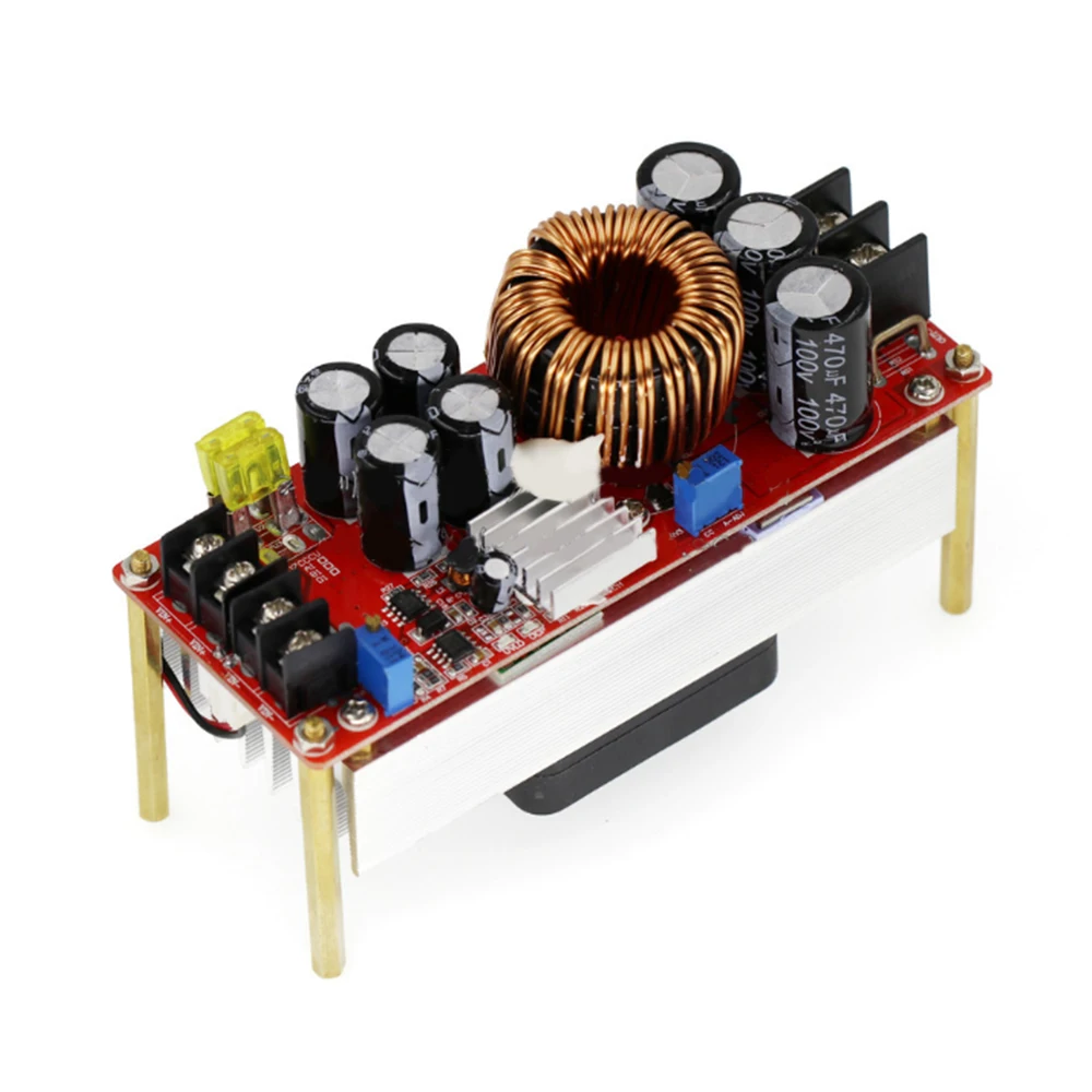 1500W 30A DC 10V-60V-12V-90V DC-DC шаг вверх Питание Регулируемый Модуль | Строительство и
